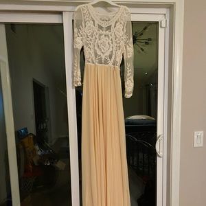 Romantic maternity dress